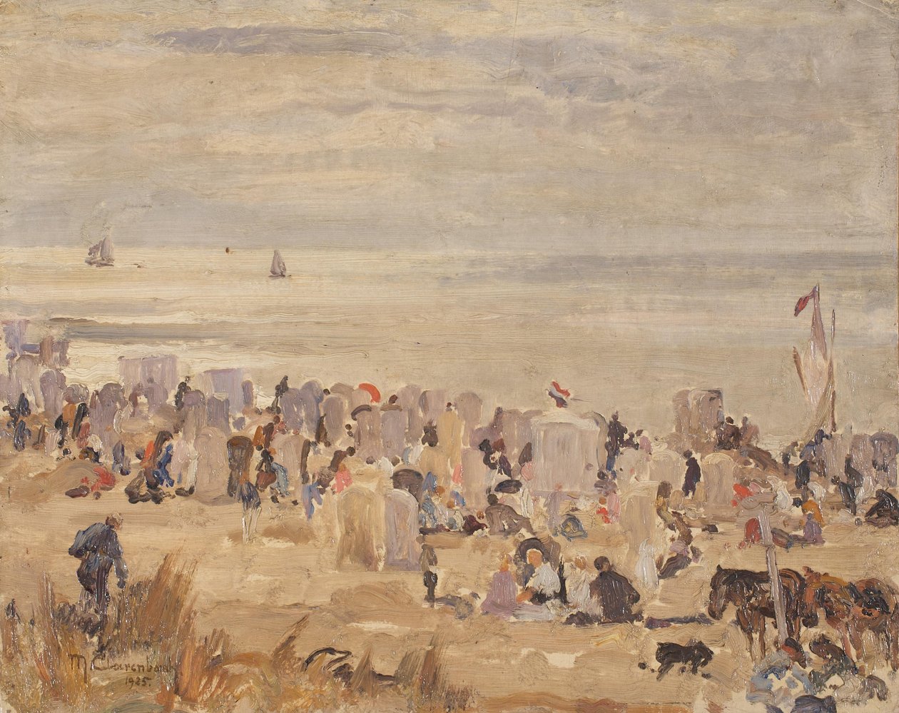 Na plaży autorstwa Max Clarenbach