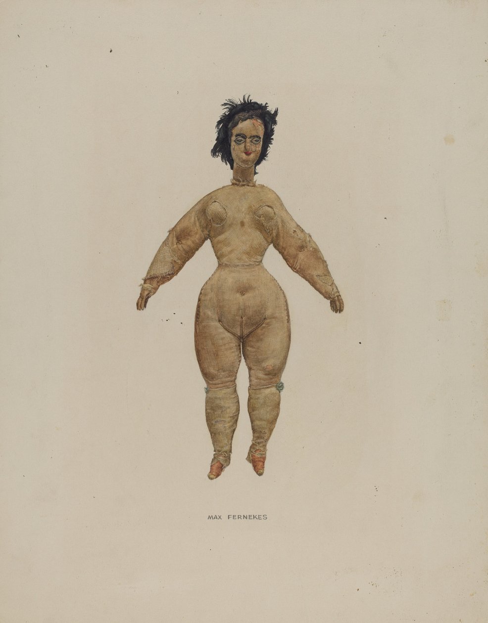 Naga lalka autorstwa Max Fernekes