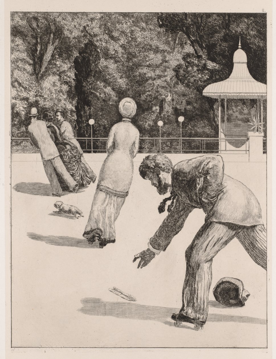 Rękawiczka: Akcja, 1880. autorstwa Max Klinger