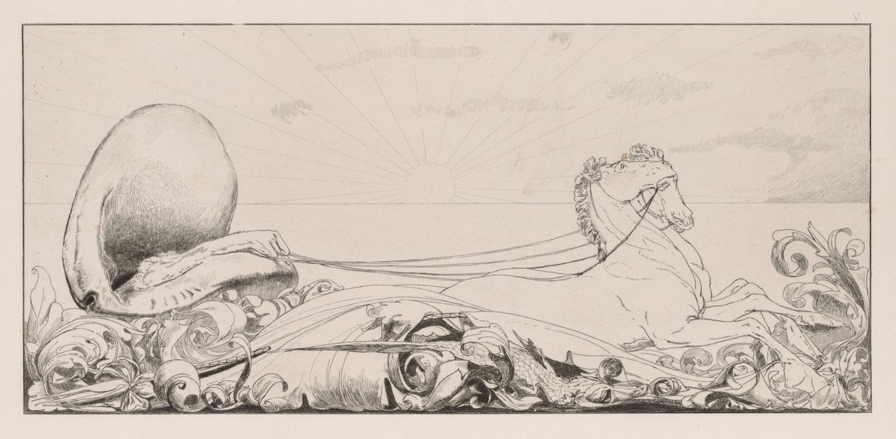 Rękawiczka: Triumph, 1880. autorstwa Max Klinger