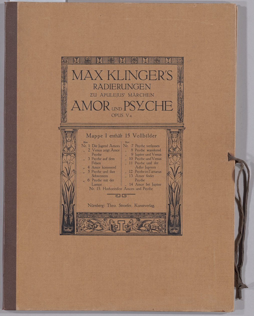 Kupidyn i Psyche [Opus Va] autorstwa Max Klinger