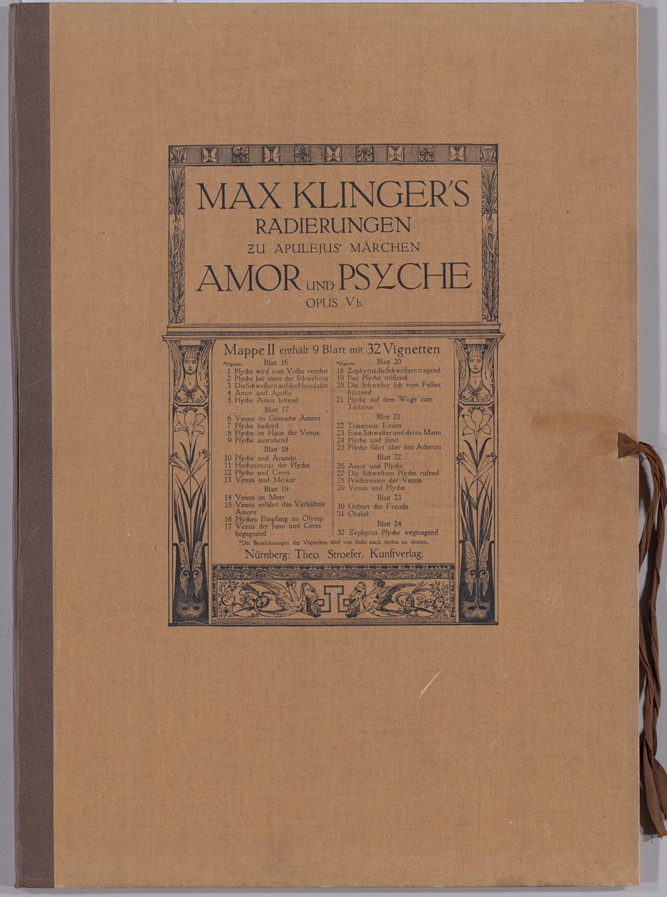 Kupidyn i Psyche [Opus Vb] autorstwa Max Klinger