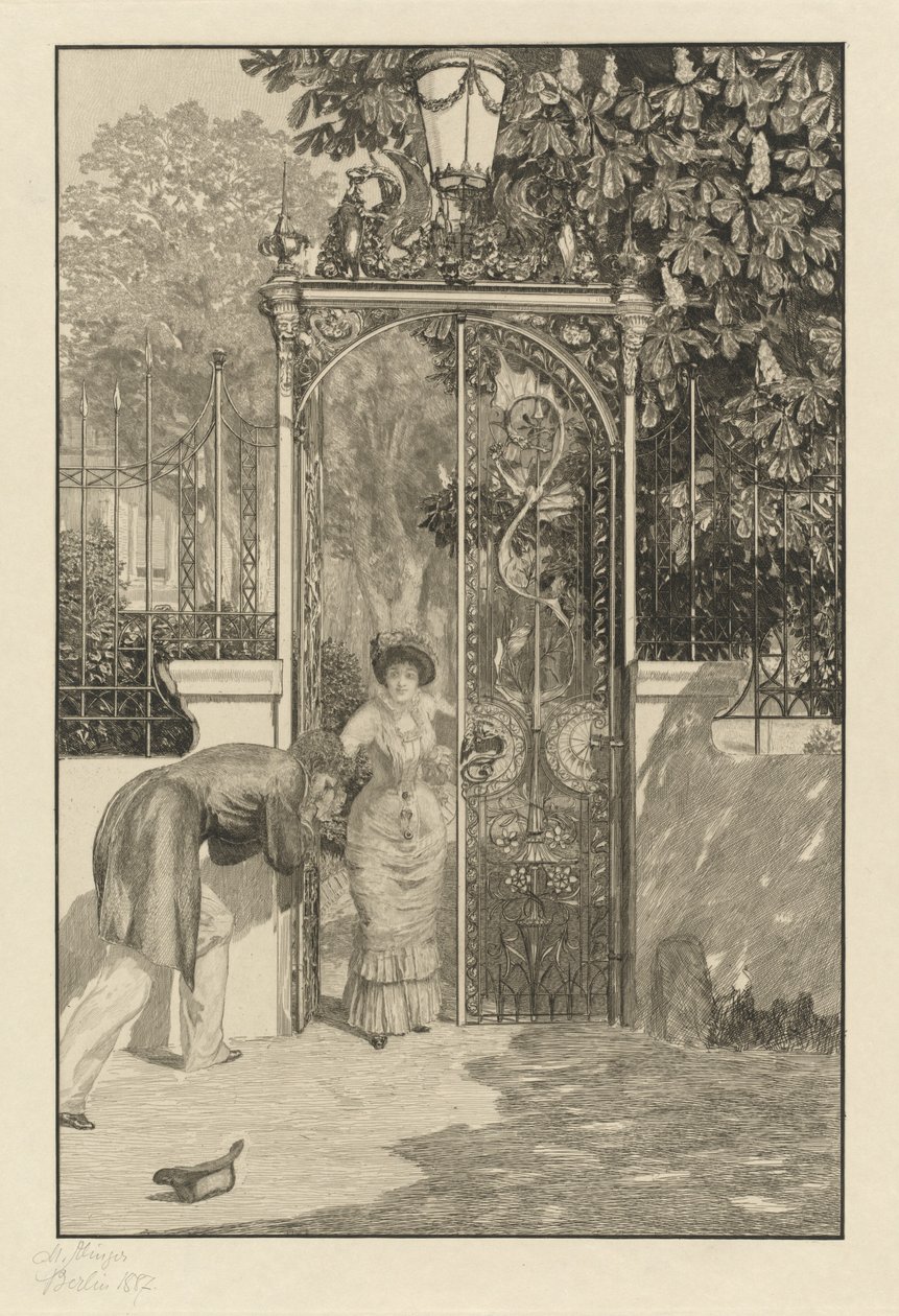 Przy Bramie Am Thor, 1887. autorstwa Max Klinger