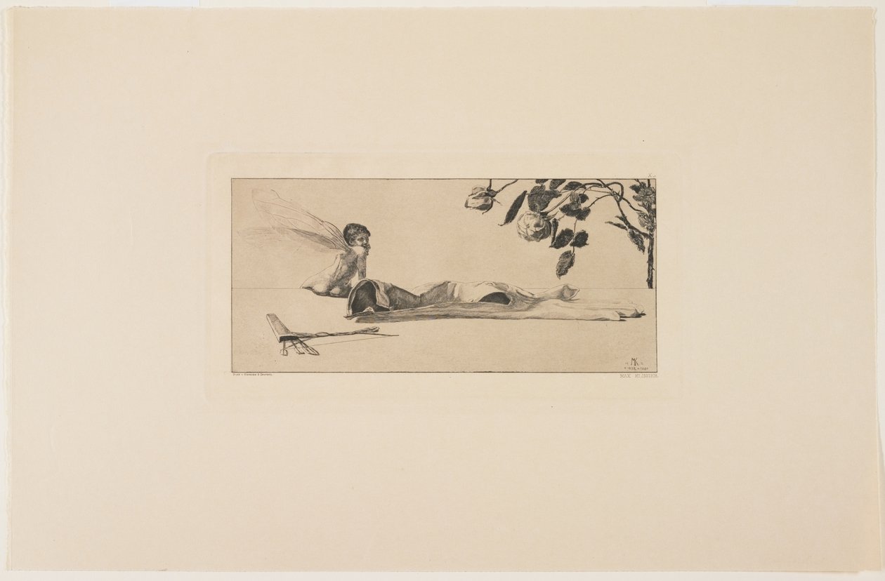 Kupidyn, 1881 autorstwa Max Klinger