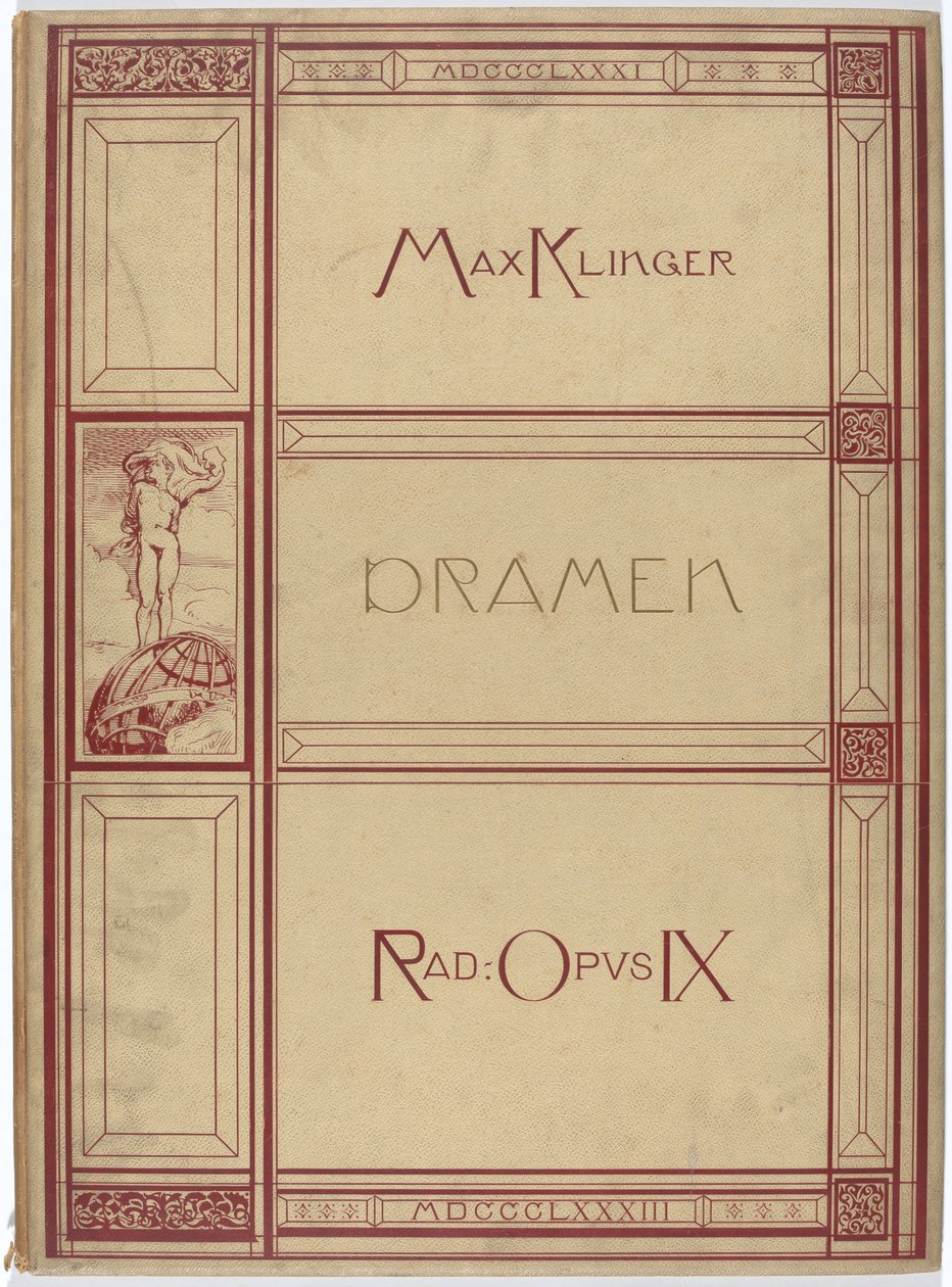 Dramaty: motywy VI w X arkuszach. Akwaforty Opus IX autorstwa Max Klinger