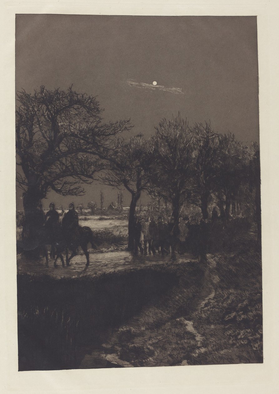 Märztage III Dni marcowe III, 1883. autorstwa Max Klinger