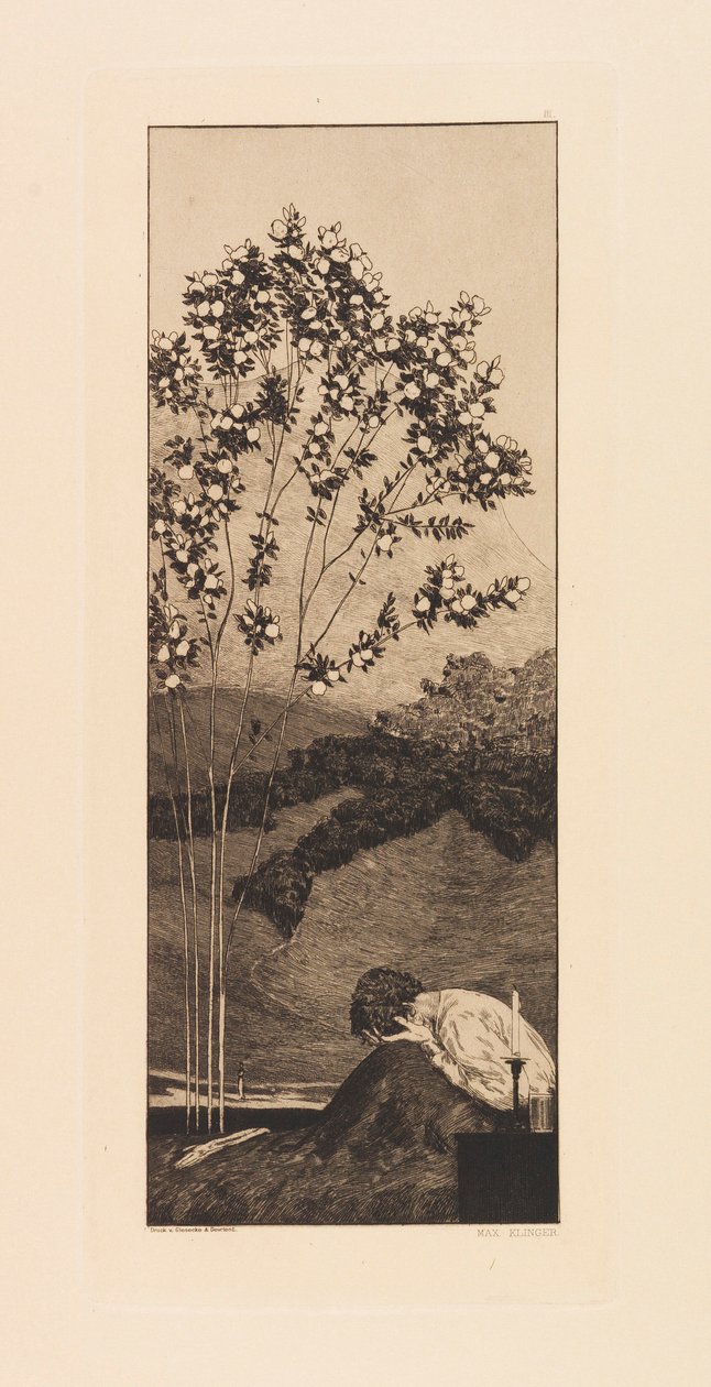 Opus VI, z Parafrazy o znalezieniu rękawicy, 1881. autorstwa Max Klinger