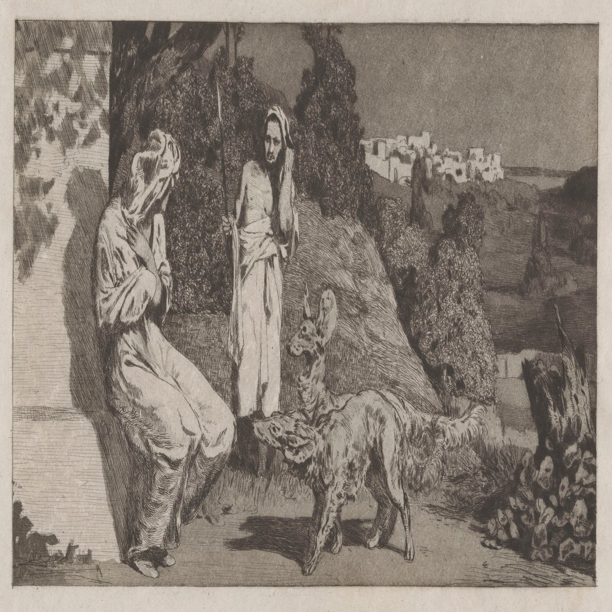 Pyram i Tyzbe II. autorstwa Max Klinger