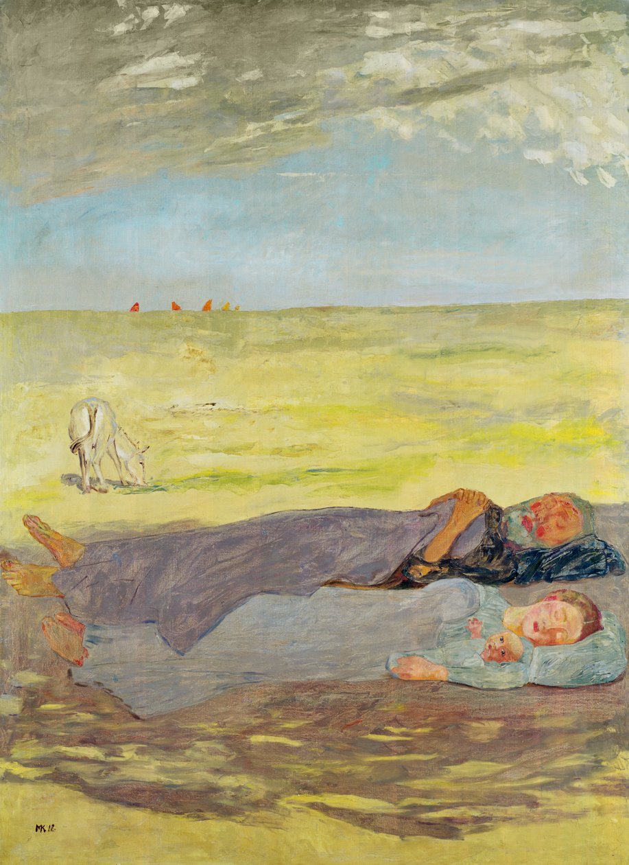 Odpocznij w locie do Egiptu, 1912 autorstwa Max Klinger