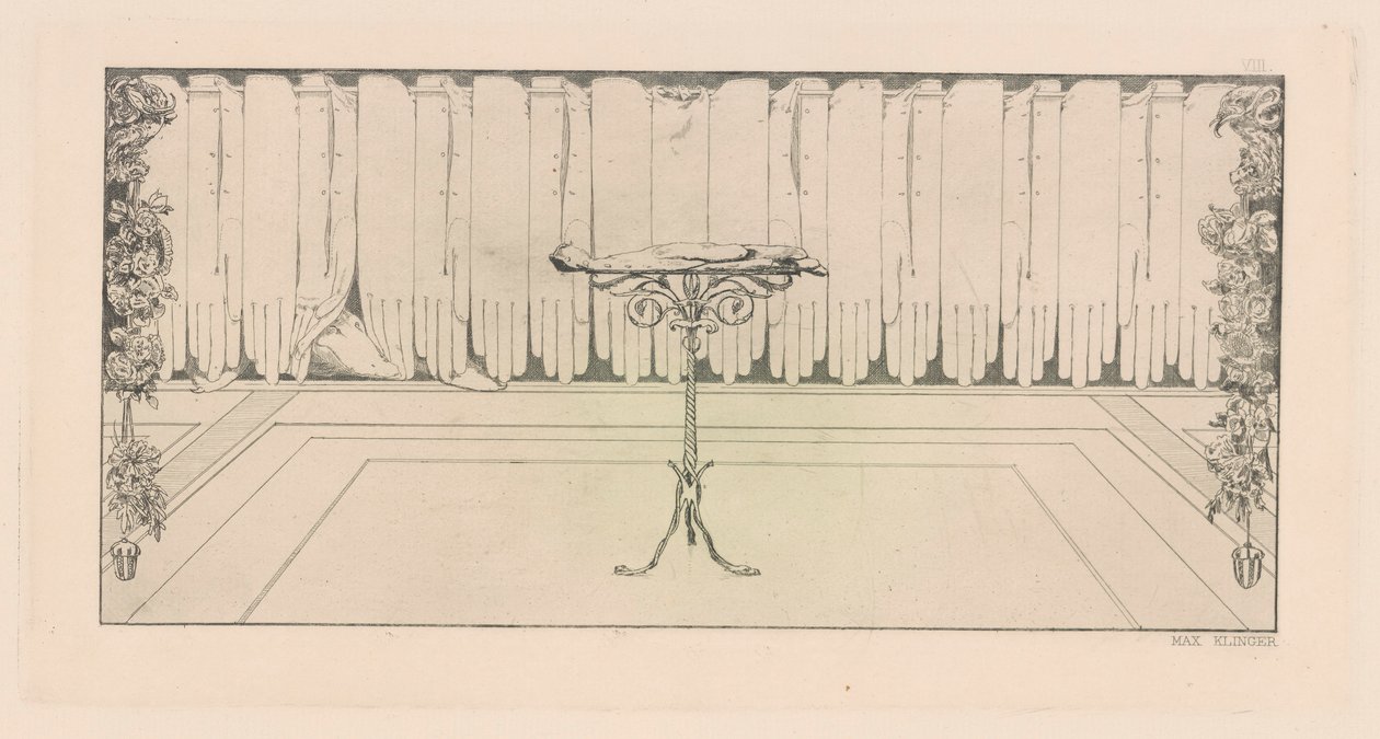 Rest (Repose), z serii A Glove autorstwa Max Klinger
