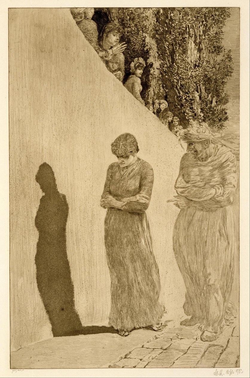 Wstyd autorstwa Max Klinger