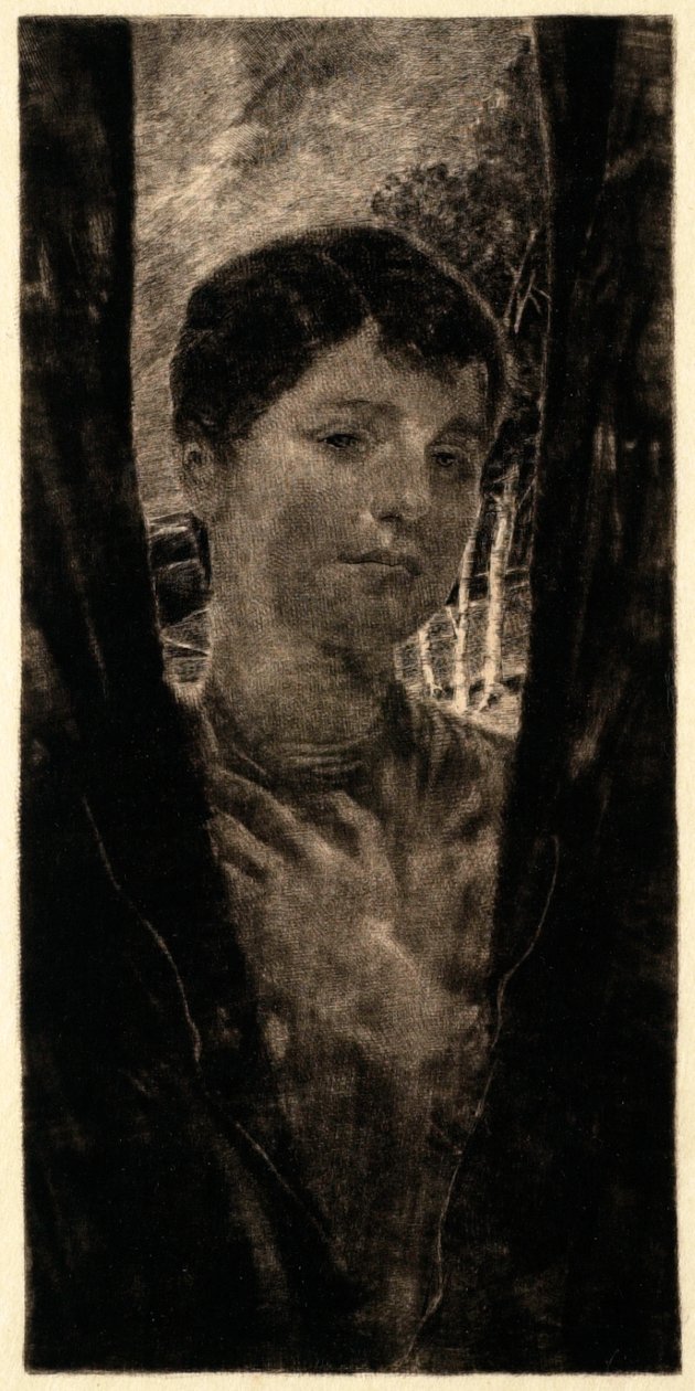 Daleka ukochana (Wspomnienie) autorstwa Max Klinger