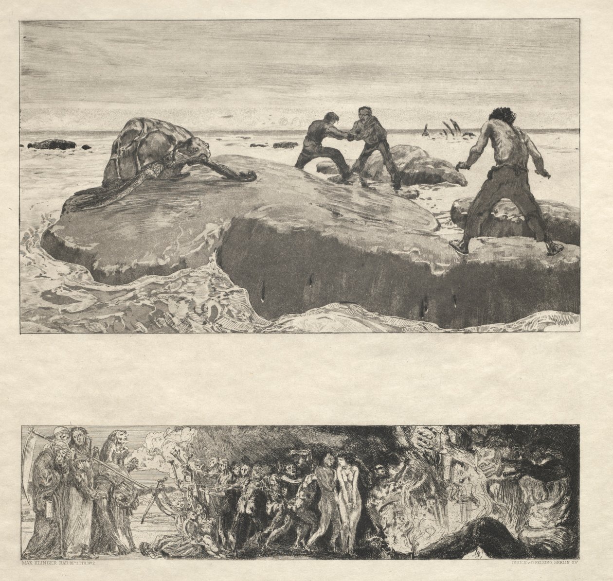 Oto Tode I, Opus I, 1889 nr. 2. autorstwa Max Klinger
