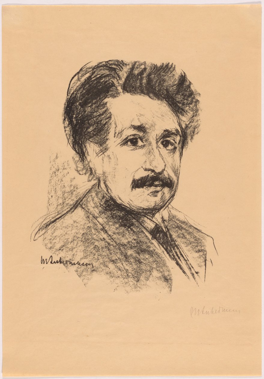 Albert Einstein autorstwa Max Liebermann
