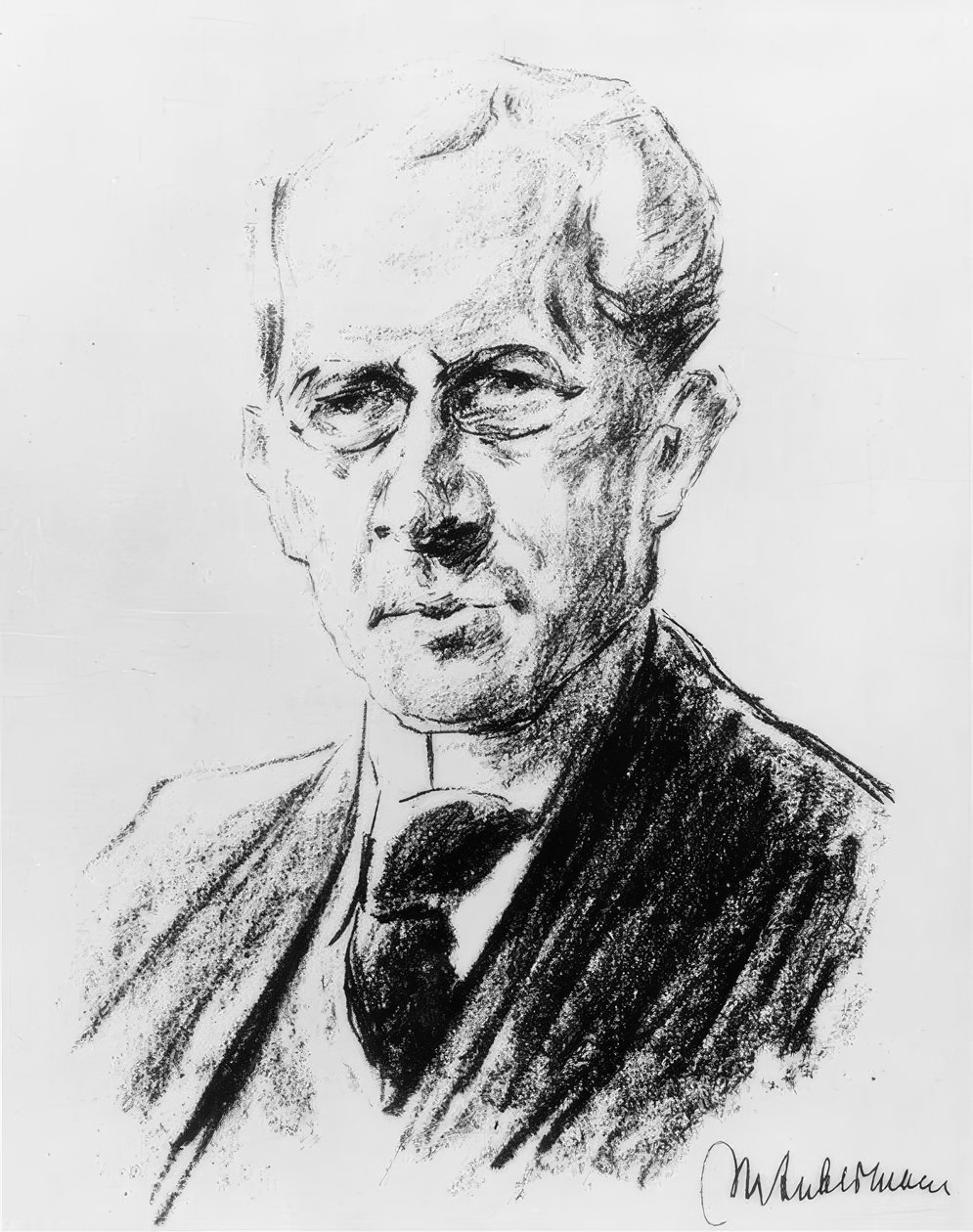 Arno Holz / lit. Max Liebermann autorstwa Max Liebermann