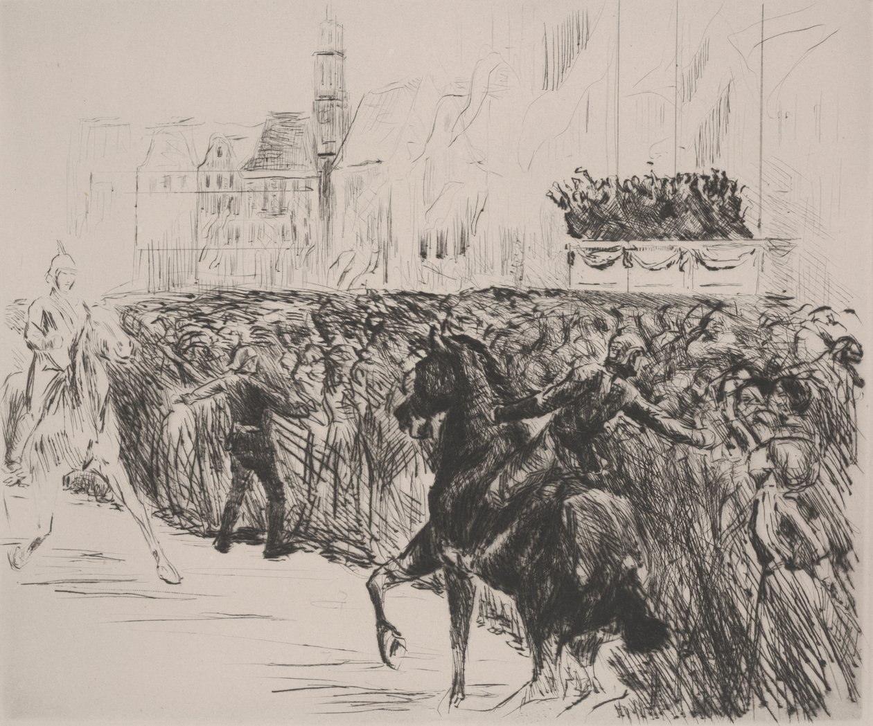 Przybycie królowej Holandii, 1913 autorstwa Max Liebermann