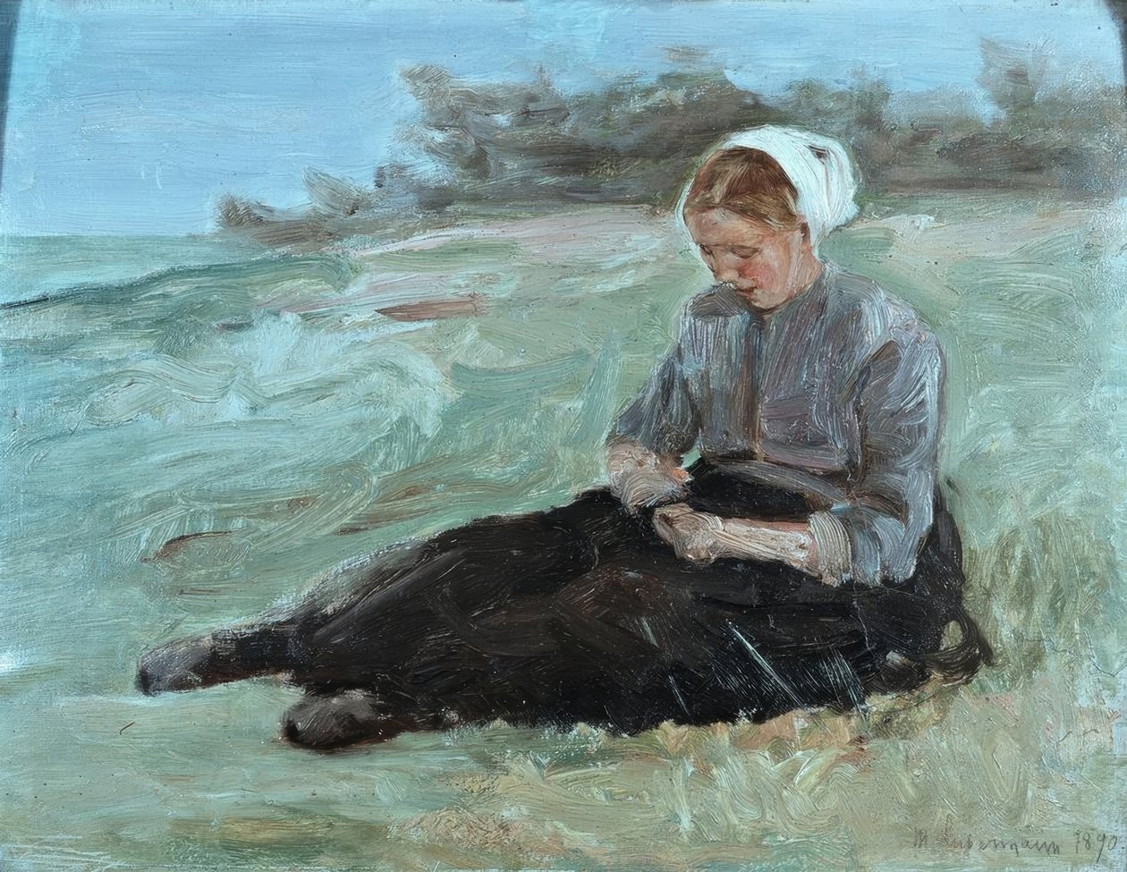 Na wydmie autorstwa Max Liebermann