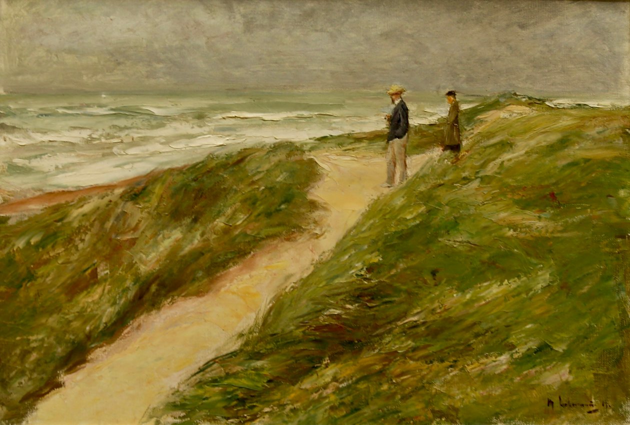 Na wydmie w pobliżu Katwijk autorstwa Max Liebermann
