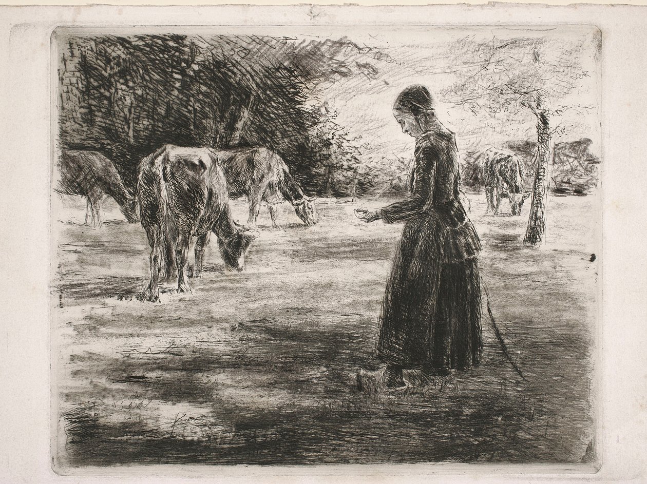 Na pastwisku (koło Delden w Holandii) autorstwa Max Liebermann