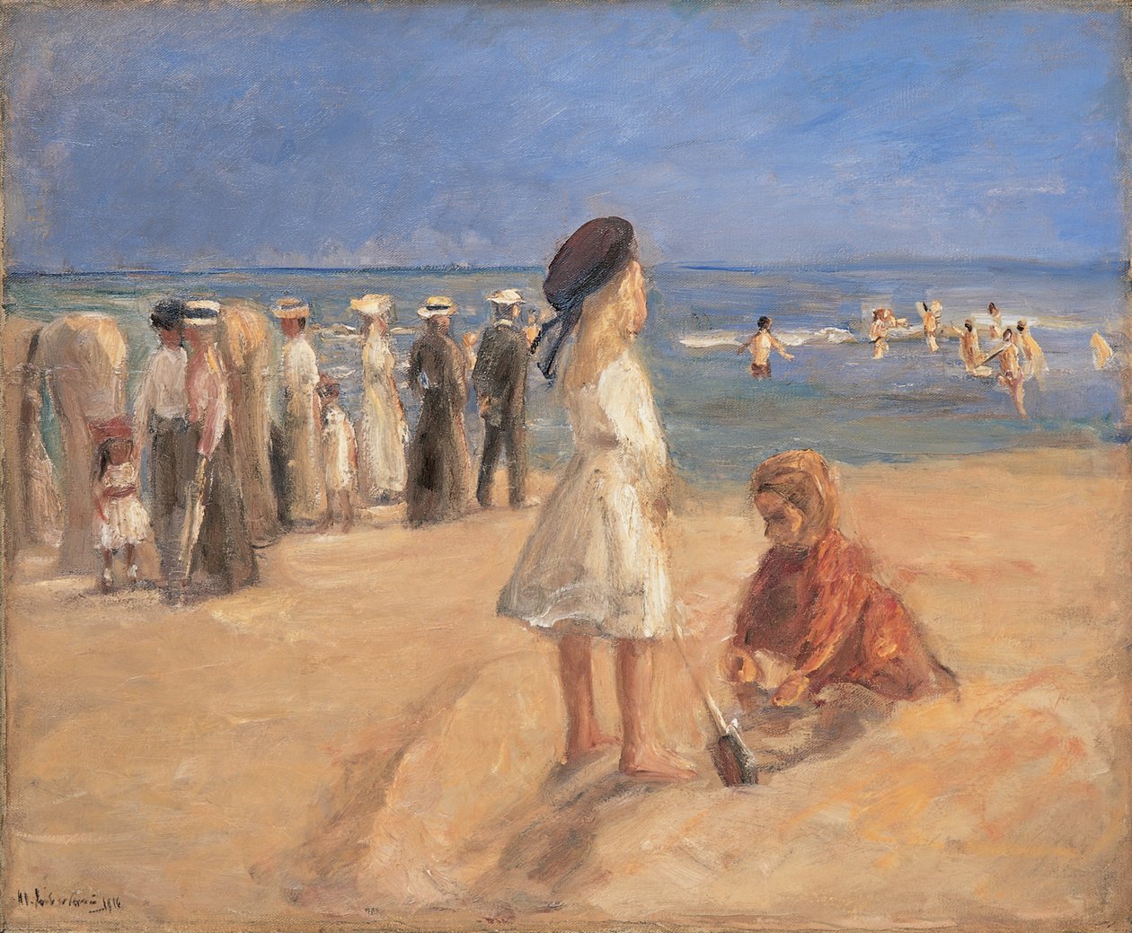 Życie na plaży, 1916. autorstwa Max Liebermann