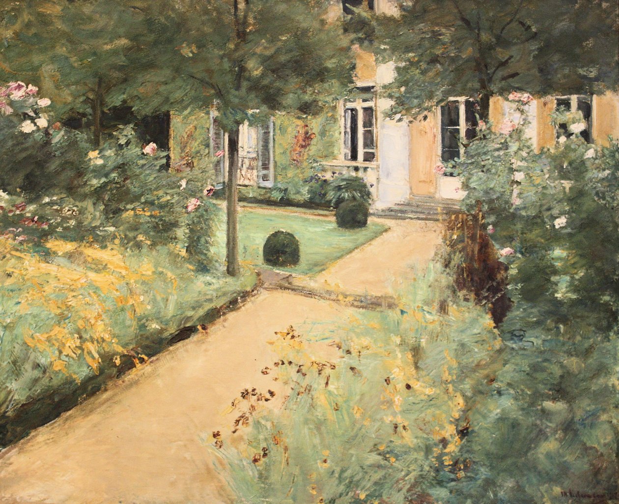 Berlin-Wannsee, Max Liebermann, ogród kuchenny w willi autorstwa Max Liebermann