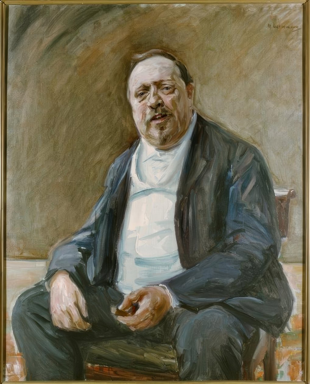 Portret Alfreda von Bergera autorstwa Max Liebermann