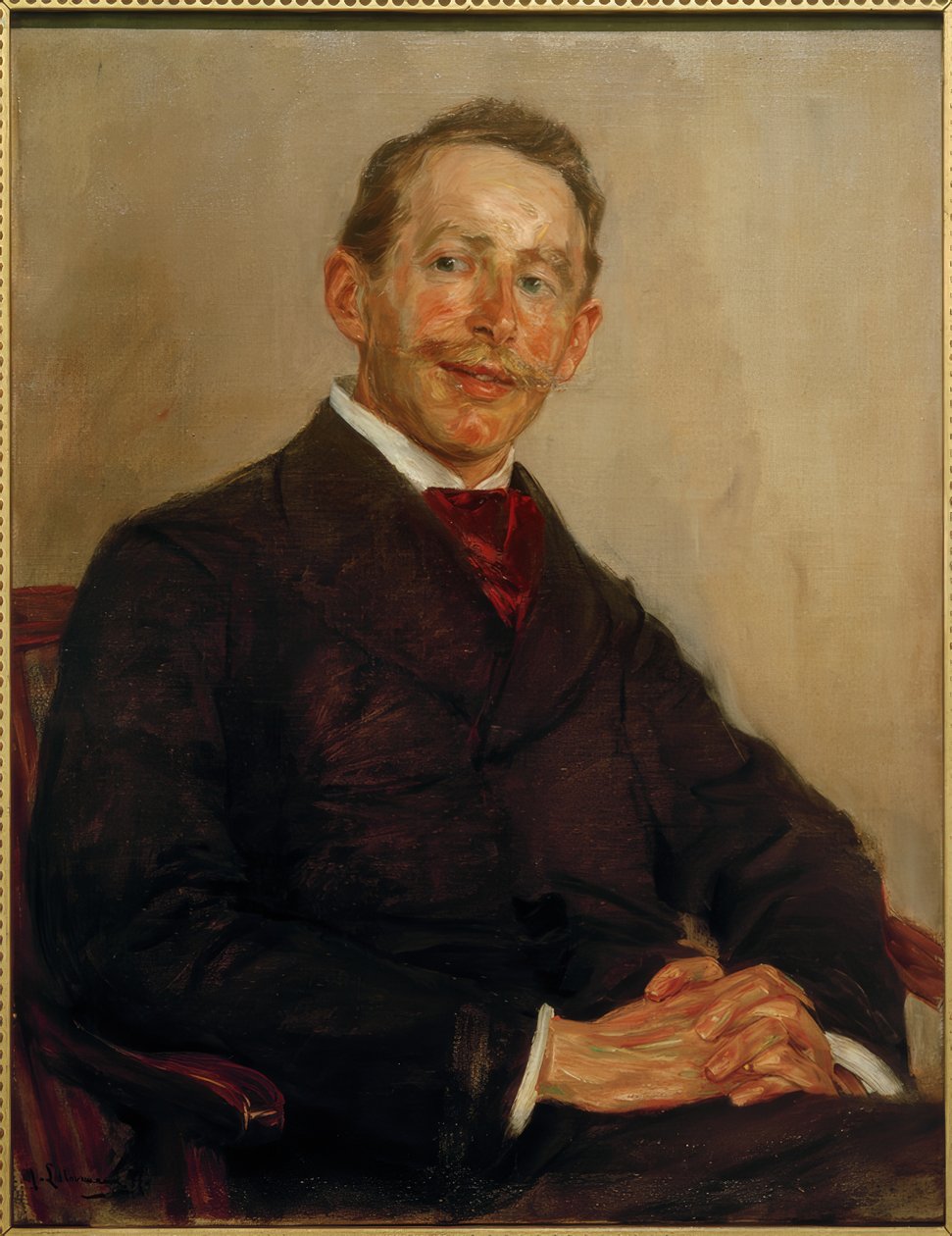 Portret dr. Max Linde autorstwa Max Liebermann