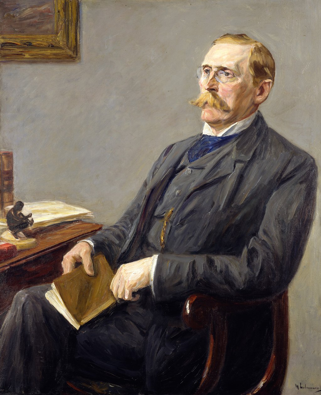 Portret dr. Wilhelma von Bode autorstwa Max Liebermann