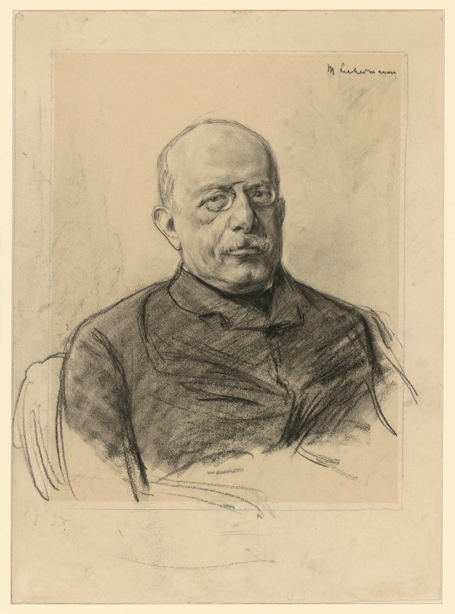 Portret Friedricha Lippmanna autorstwa Max Liebermann