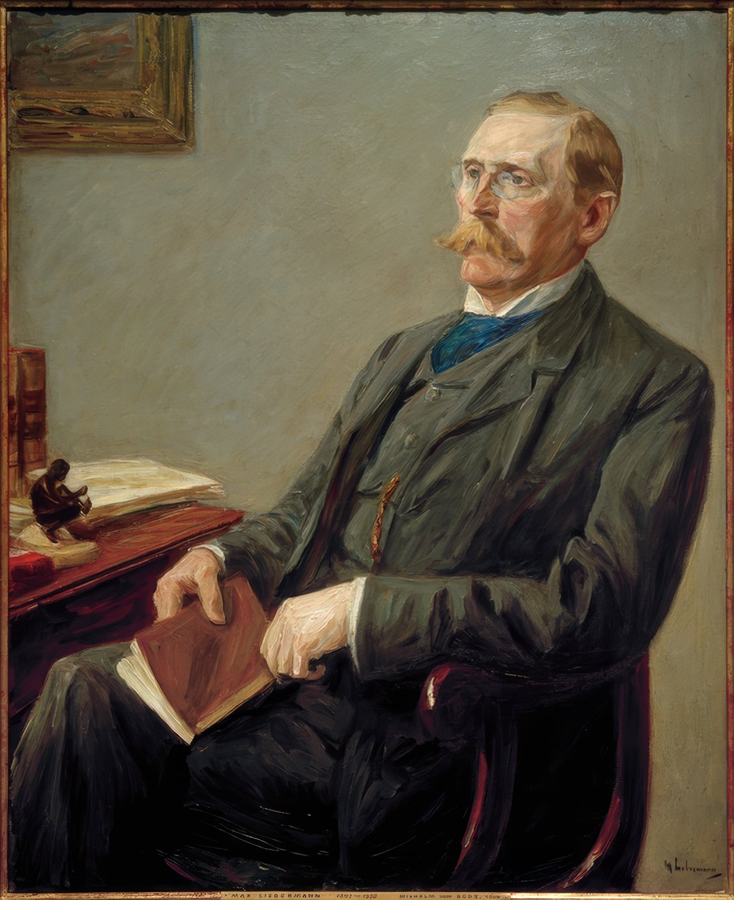Portret dyrektora generalnego dr. Wilhelm Bode autorstwa Max Liebermann