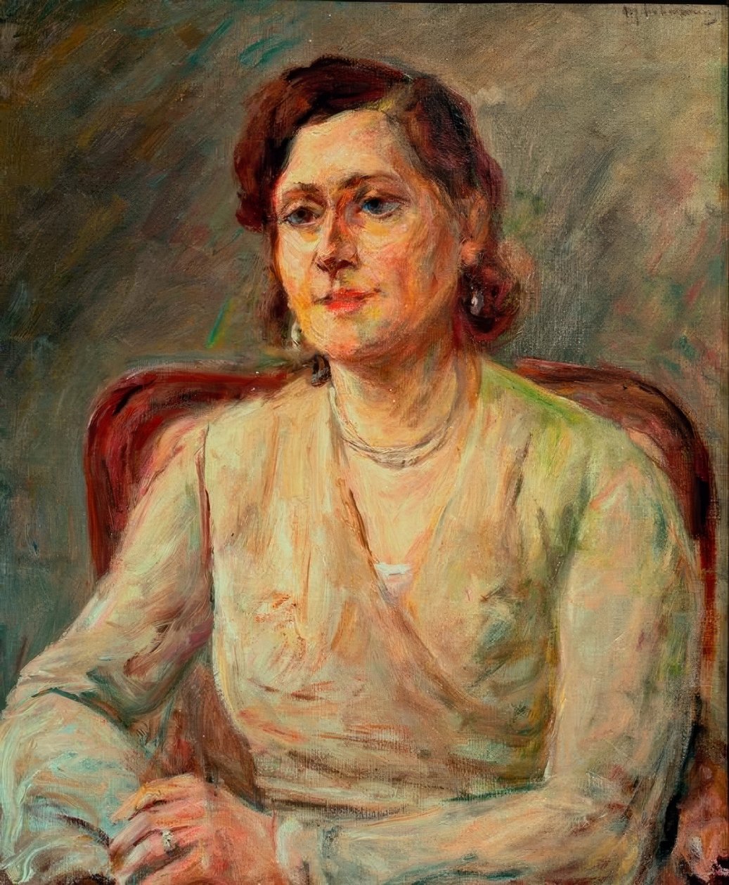 Portret Lidii Pietrowej autorstwa Max Liebermann