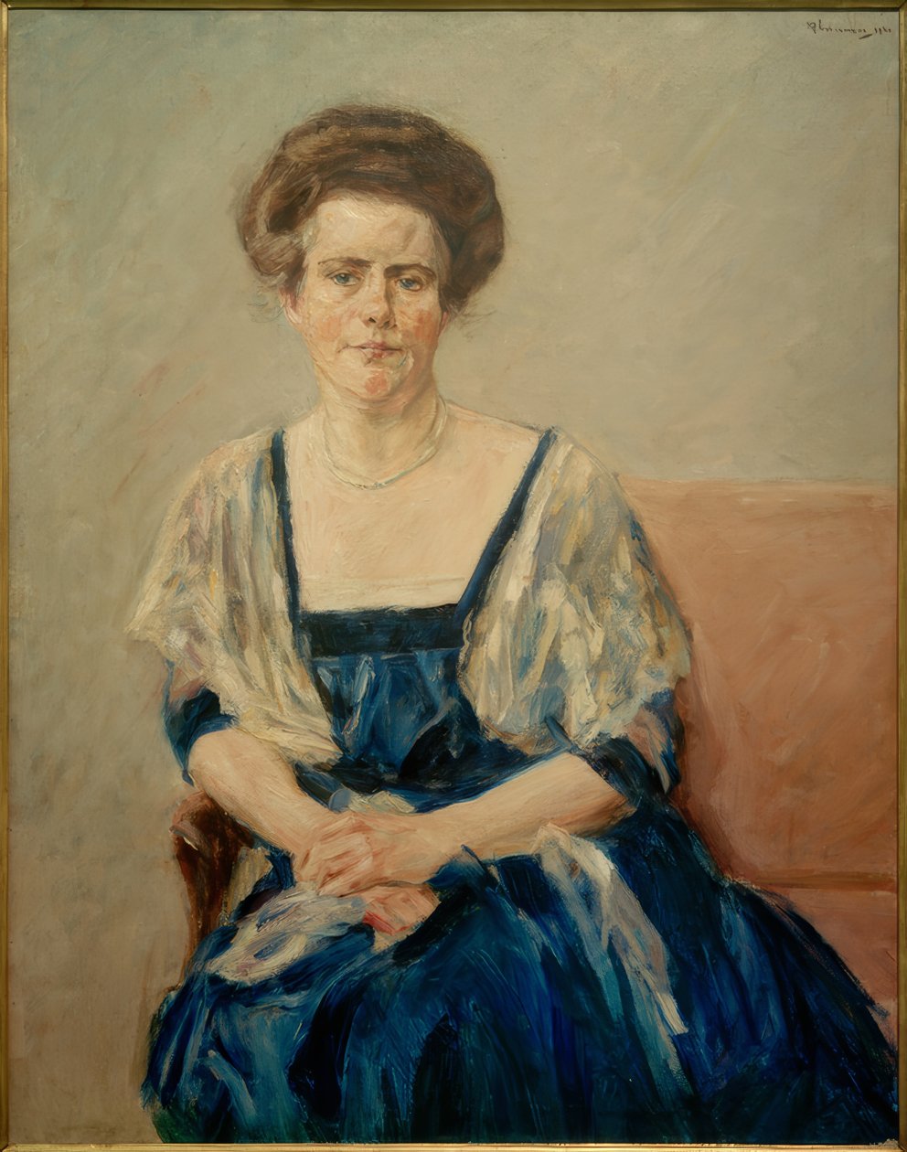 Portret Marii Newman autorstwa Max Liebermann