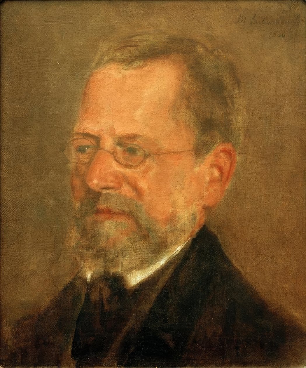 Portret nauczyciela języka Henryka autorstwa Max Liebermann