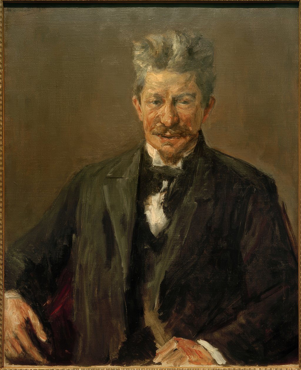 Portret duńskiego historyka literatury Georga Brandesa autorstwa Max Liebermann