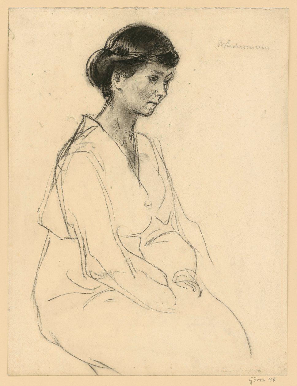 Portret młodej kobiety (Córka artysty) autorstwa Max Liebermann