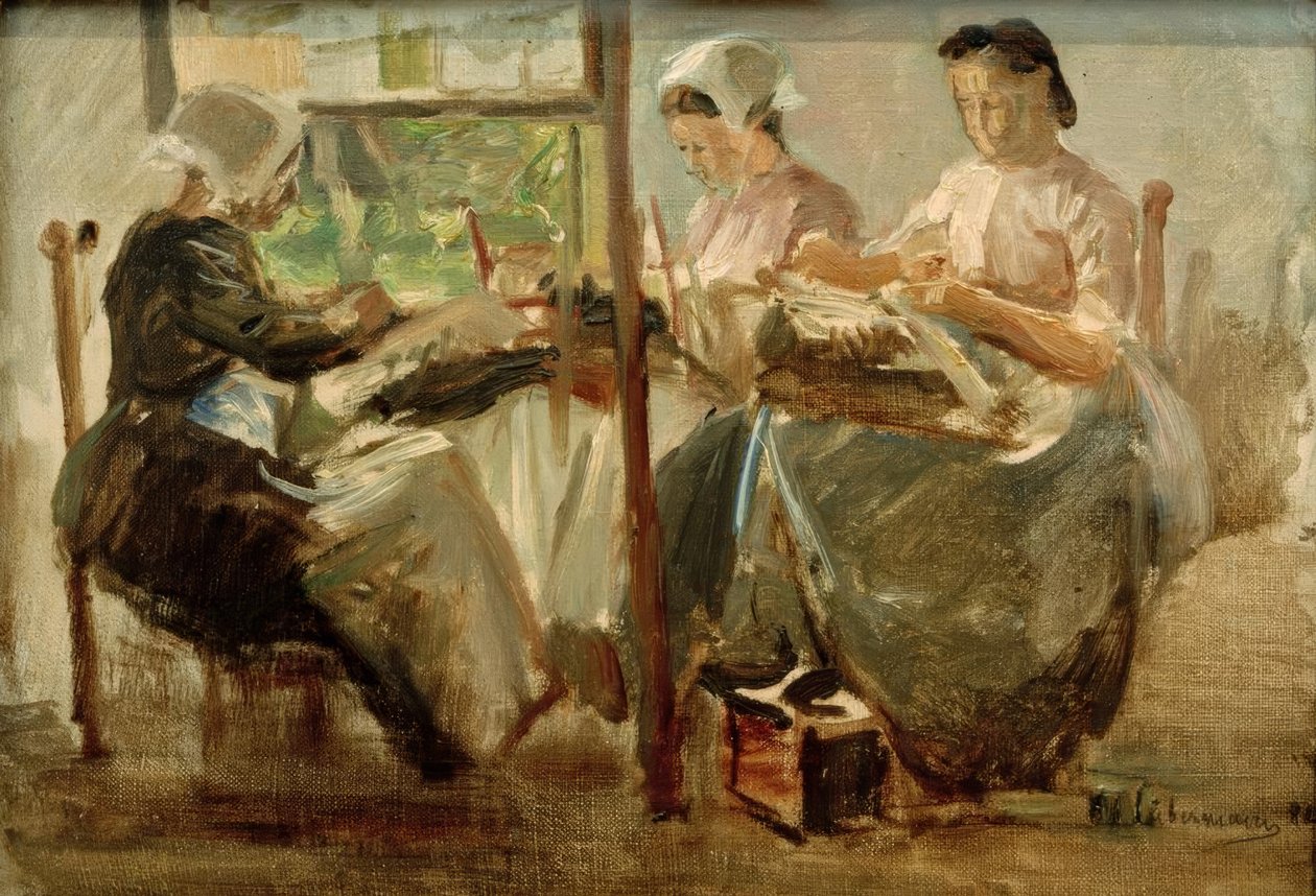 Brabanckie koronczarki autorstwa Max Liebermann