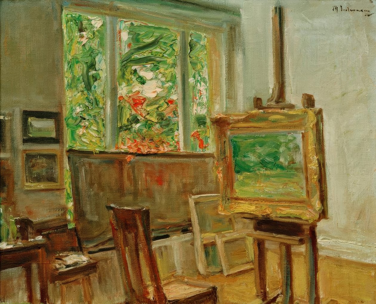 Studio w Wannsee autorstwa Max Liebermann