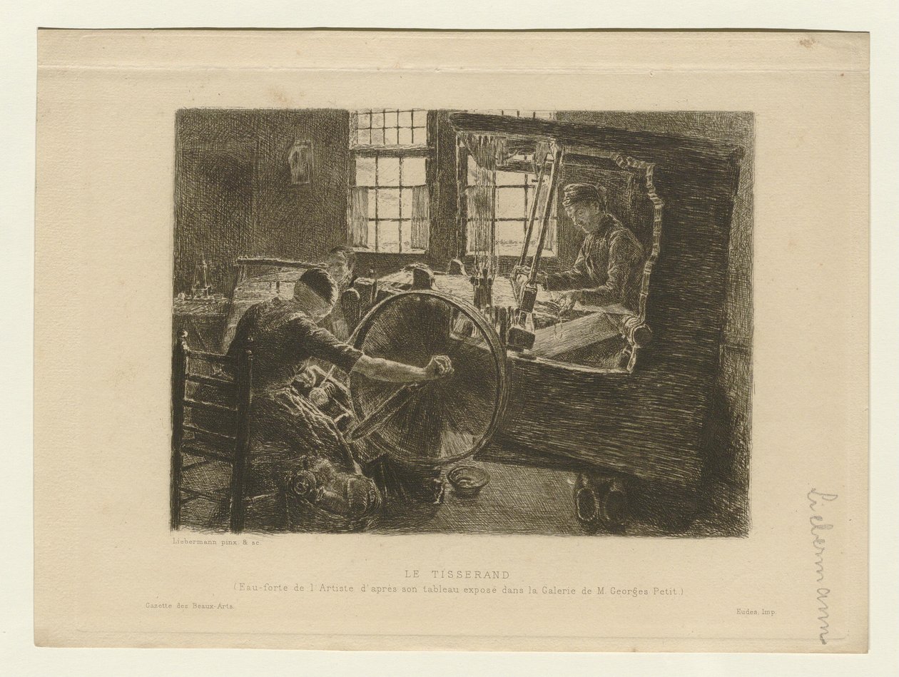 Tkacz autorstwa Max Liebermann