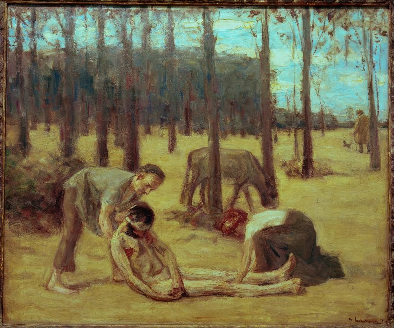 Dobry samarytanin autorstwa Max Liebermann