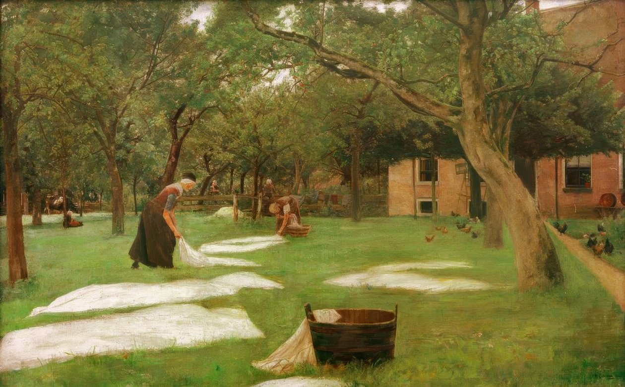 Die Rasenbleiche autorstwa Max Liebermann