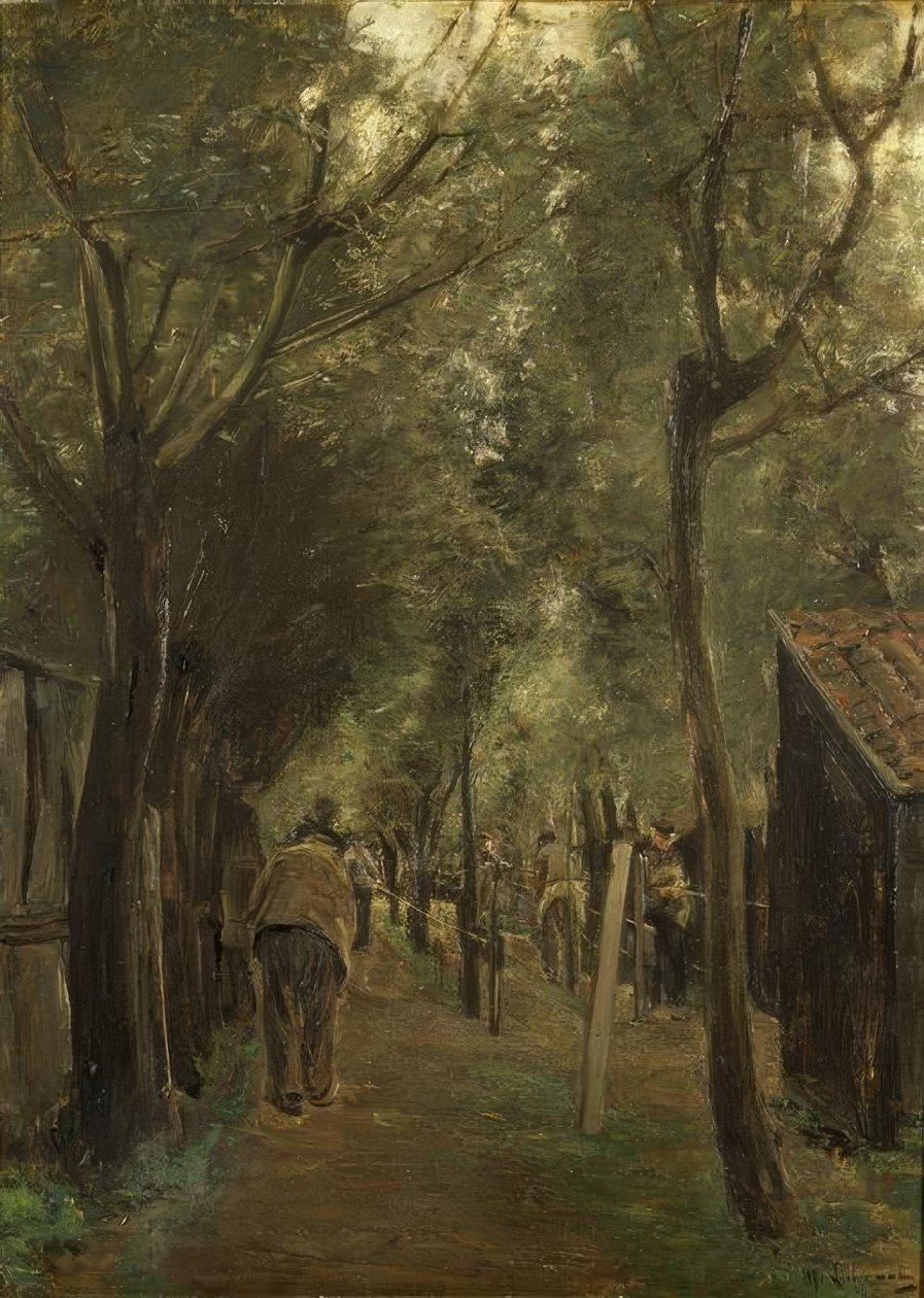 Kolejka Seiler autorstwa Max Liebermann