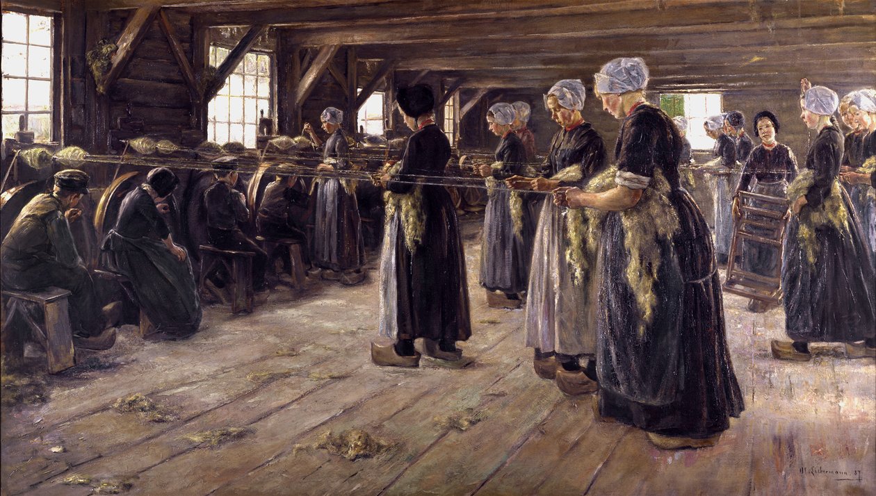 Stodoła lniana w Laren autorstwa Max Liebermann