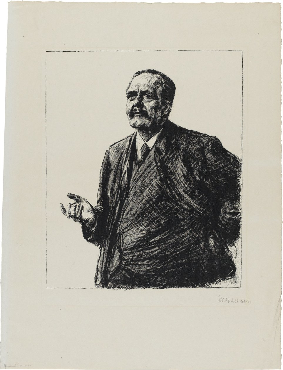 Friedrich Naumann (1860-1919) autorstwa Max Liebermann