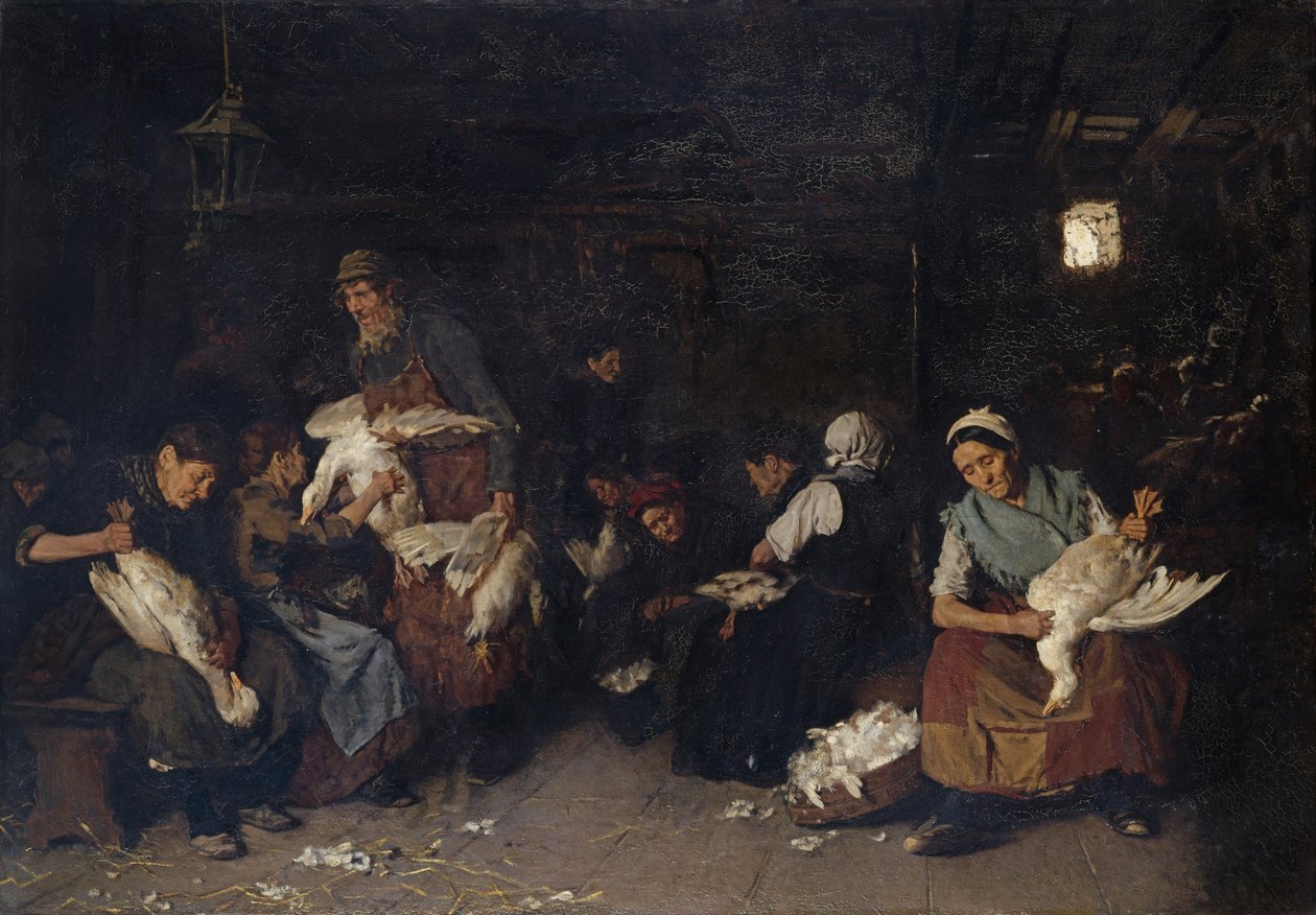 Skubacze gęsi autorstwa Max Liebermann