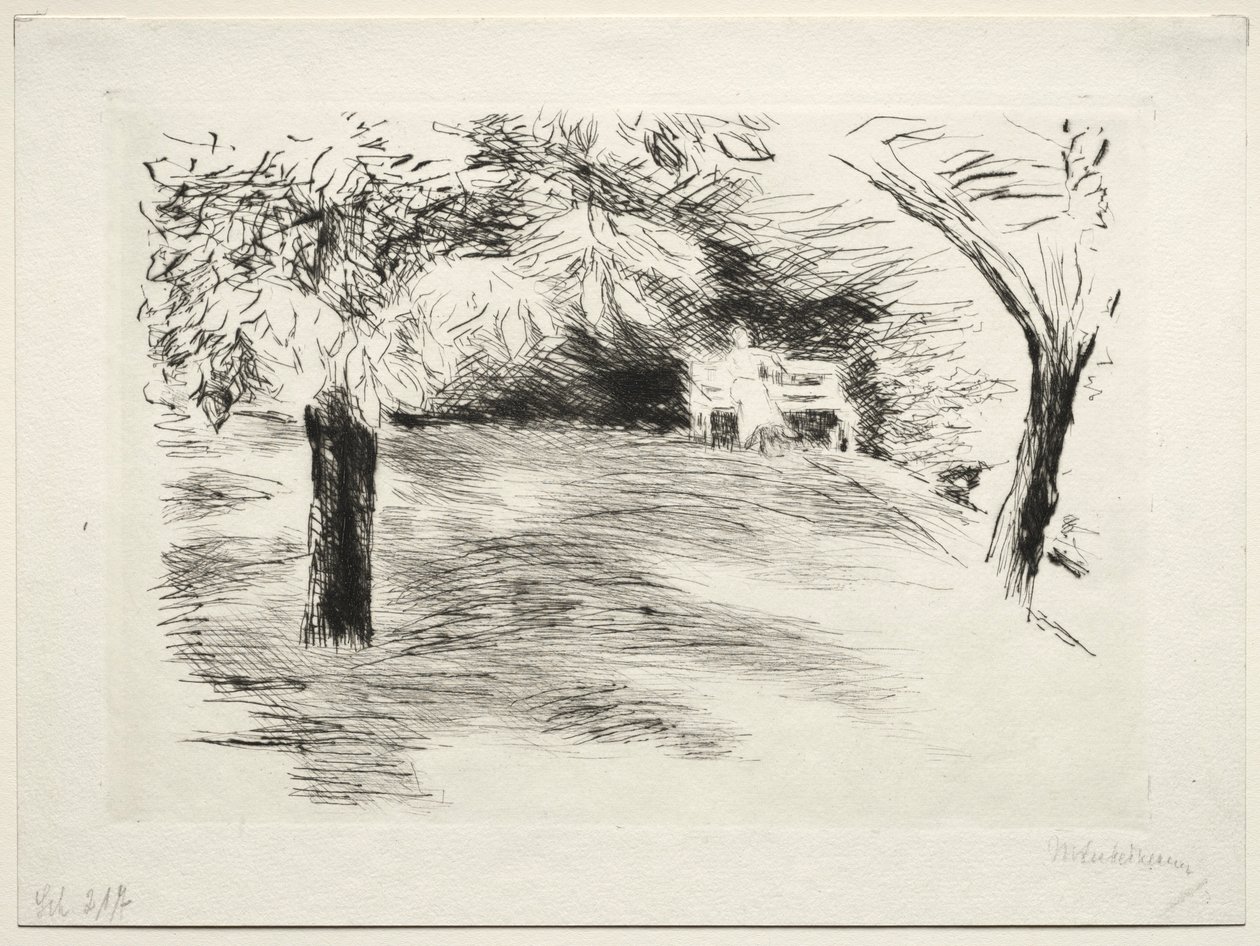 Ogród w Wannsee, Niemcy. autorstwa Max Liebermann