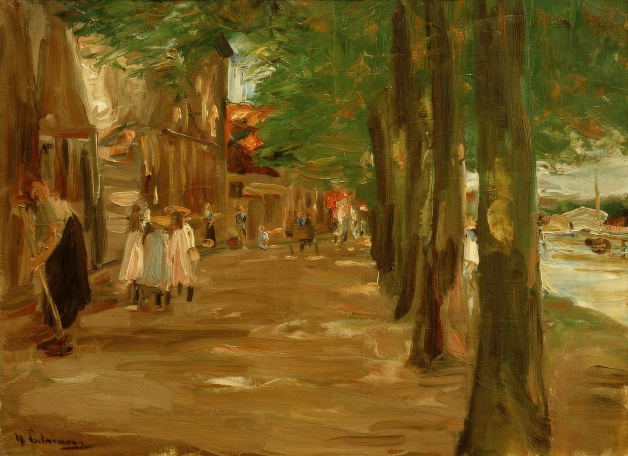 Kanał w Edamie autorstwa Max Liebermann