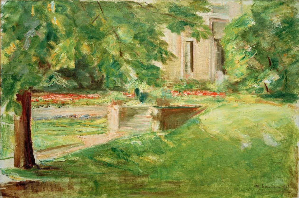 Dom i taras na południowy zachód? autorstwa Max Liebermann