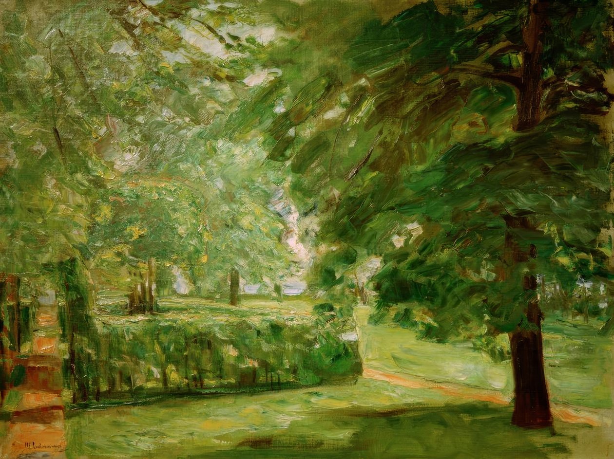 Ogrody żywopłotowe w Wannsee na wschodzie autorstwa Max Liebermann