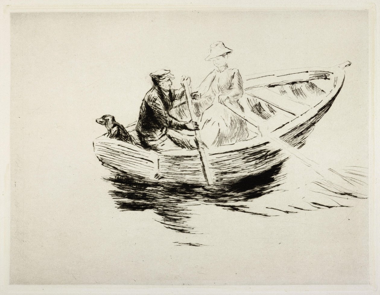 W łodzi autorstwa Max Liebermann