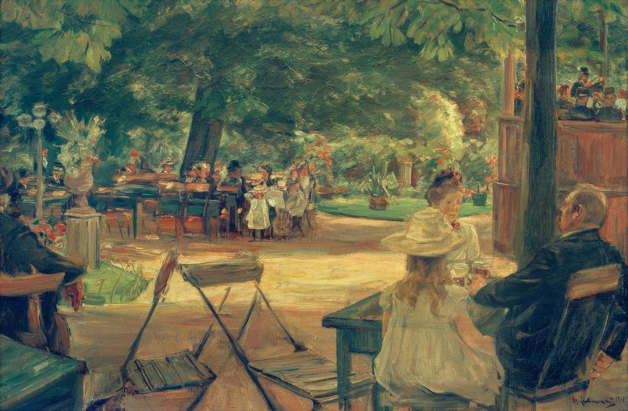 W namiotach autorstwa Max Liebermann